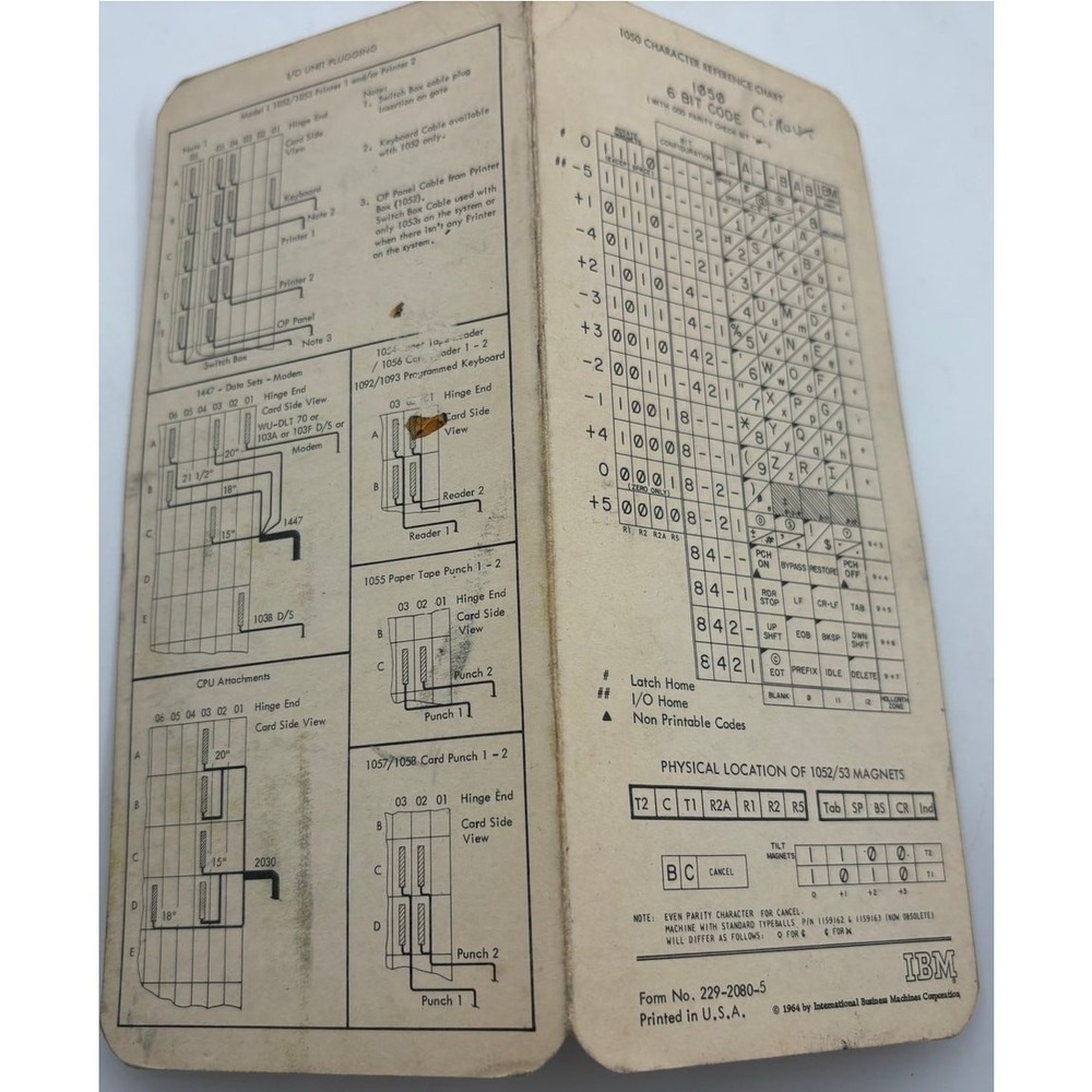 Vintage IBM Customer Engineering Reference Cards & Procedures Lot – 1960s - Picture 6 of 15